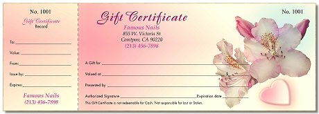 GC01 - Gift Certificates